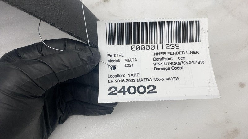 ⭕ 2016-2023 Mazda MX-5 Miata Rear Left Inner Quarter Fender Liner Spla