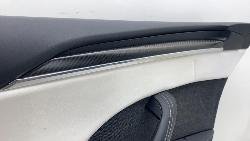 1609947-00-E ⭕ 21-24 Model X Front Left Door Panel Trim Card Cover w/ Molding LH 1609947-00-E