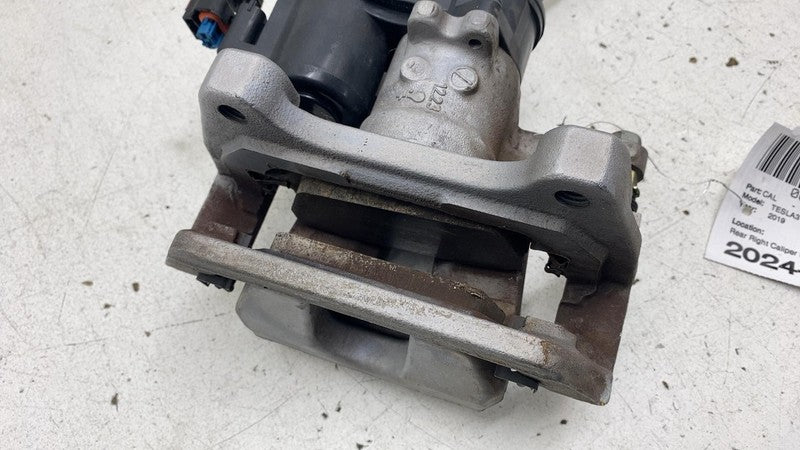 104462400H ⭕ 2017-2025 Tesla Model 3 Rear Right Caliper + Brake Hose Line BASE 1044624-00-H