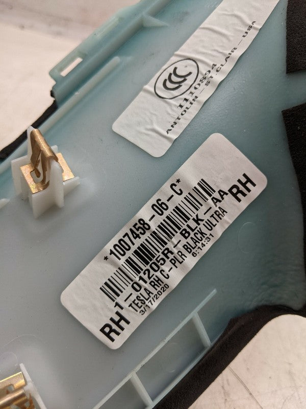 ⭕ 2012-2020 Tesla Model S Passenger Side C-Pillar Trim Upper Right 100