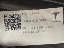 ⭕ 2021-2025 Tesla Model S Plaid Driver Soft Trim Trunk Bracket Left 1606536-00-B