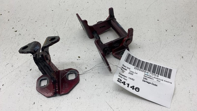 ⭕ 2016-2023 Tesla Model X Front Passenger Side Door Hinge Upper & Lower Assembly