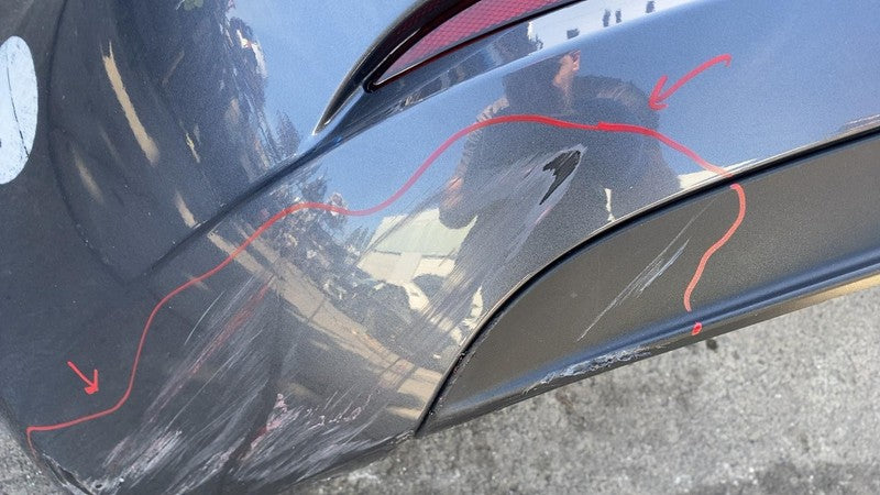 ⭕ 2023 Tesla Model 3 Rear Bumper Cover w/ Light Reflectors Assembly Gr