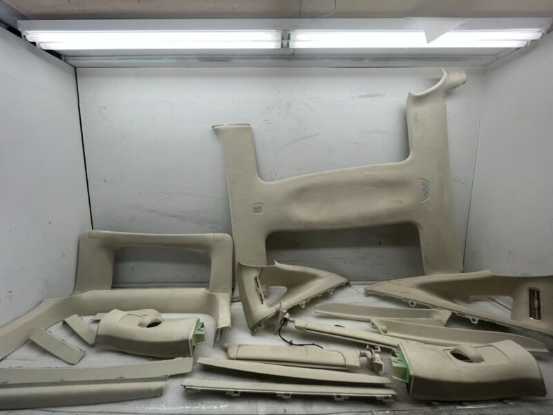 105501800B 2016-2020 Tesla Model X SET of Ceiling Headliner Sunvisor Upper A + B + C-Pillar