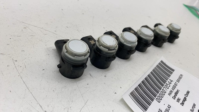 ⭕ 21-23 Model 3 SET x6 Park Assist Sensor White PPSW 1741484-11-A / 17