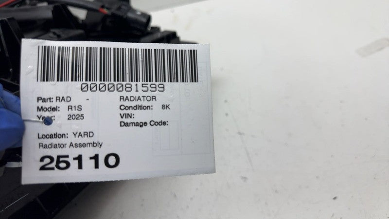 PT00446522-J ⭕ 22-25 Rivian R1S Radiator Condenser Cooling Fan Motor Air Shutter PT00446522-J