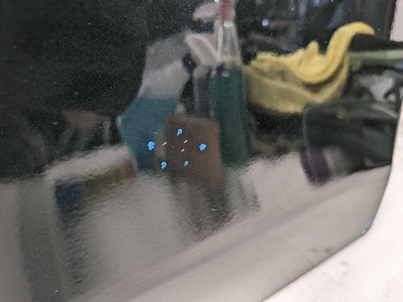 ⭕ 12-15 Tesla Model S Front Passenger Side Door Shell Panel Right Gree