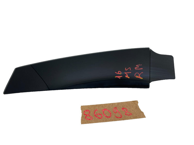 ⭕ 2012 2013 2014 2015 Tesla Model S Passenger Side B-Pillar Glass Applique Right