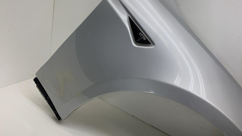 ⭕ 12-15 Tesla Model S Front Passenger Side Fender Shell Panel Right Silver PMSS
