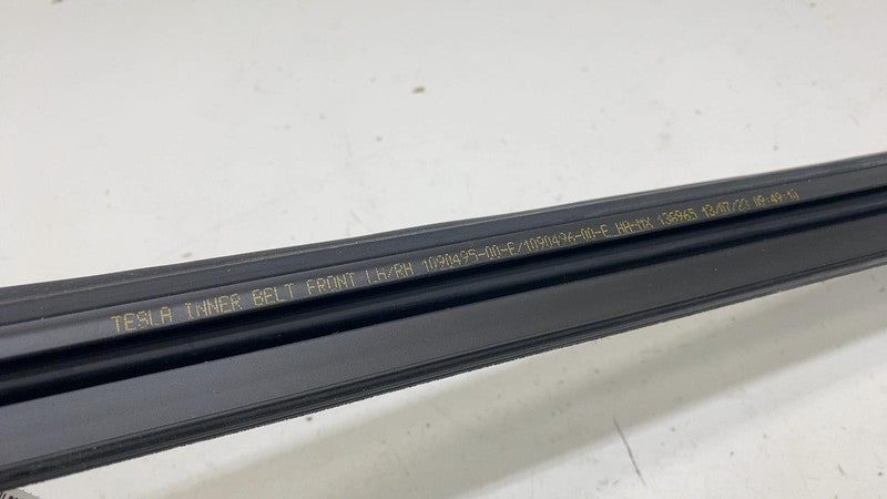 ⭕ 17-23 Model 3 Front Left Door Window Inner Belt Weatherstrip Seal 10