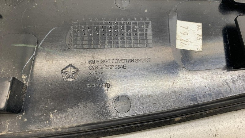 68259788AE ⭕ 17-24 Chrysler Pacifica Rear Right Roof Molding Hinge Cover Panel 68259788AE