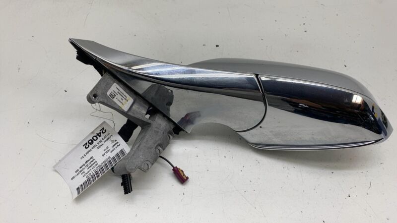 2012-2015 Tesla Model S Driver Exterior Rear View Door Mirror Left Silver - PMSS