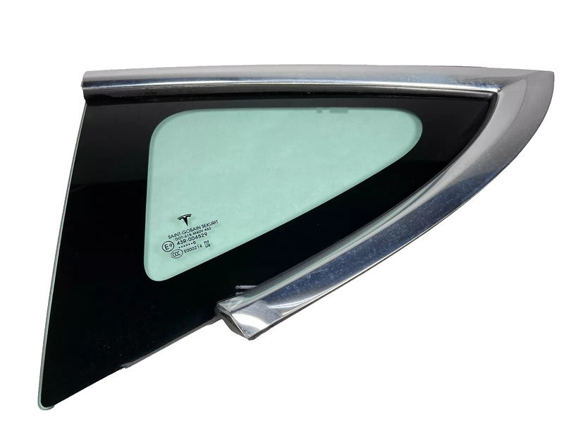 ⭕ 17-20 Tesla Model 3 Rear Driver Quarter Fixed Window Glass Left 1080703-00-H