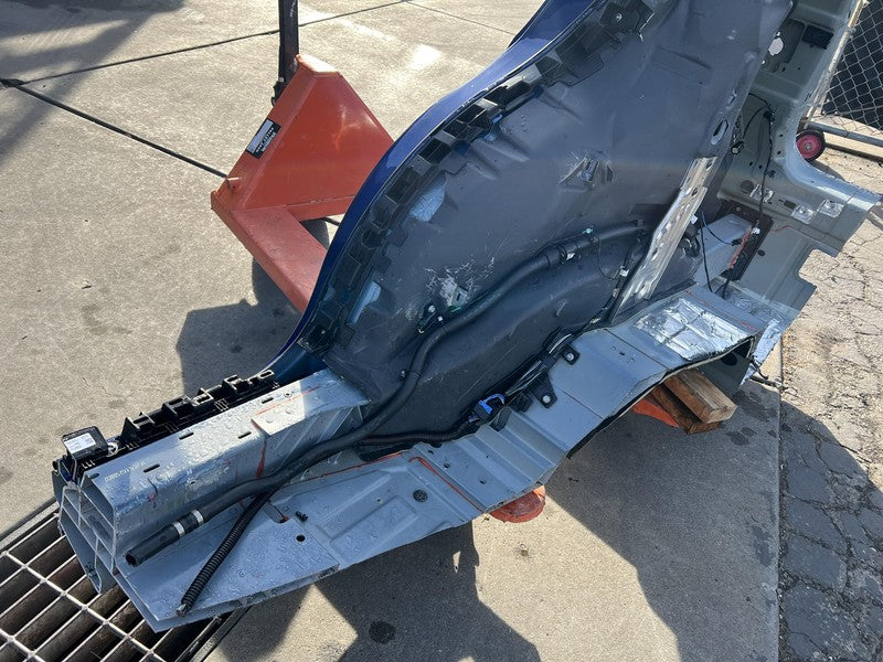 ⭕ 2016-2020 Tesla Model X MX Rear Passenger Right Quarter Panel Cutout Blue PPSB