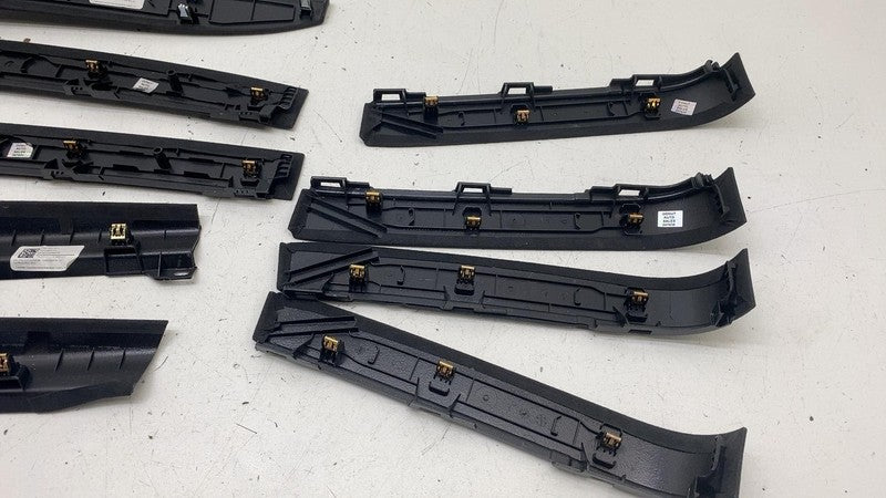 16-20 Model X Falcon Door Mid Gaphider Interior Trim+Sunvisor Bezel 10