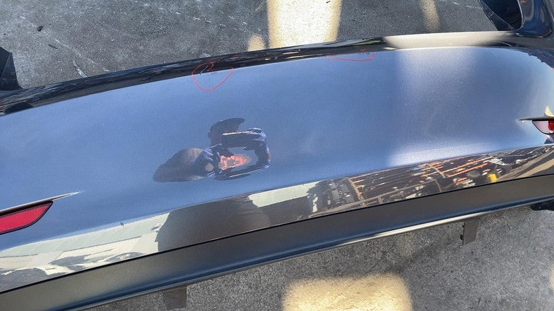 ⭕ 2023 Tesla Model 3 Rear Bumper Cover w/ Light Reflectors Assembly Gr