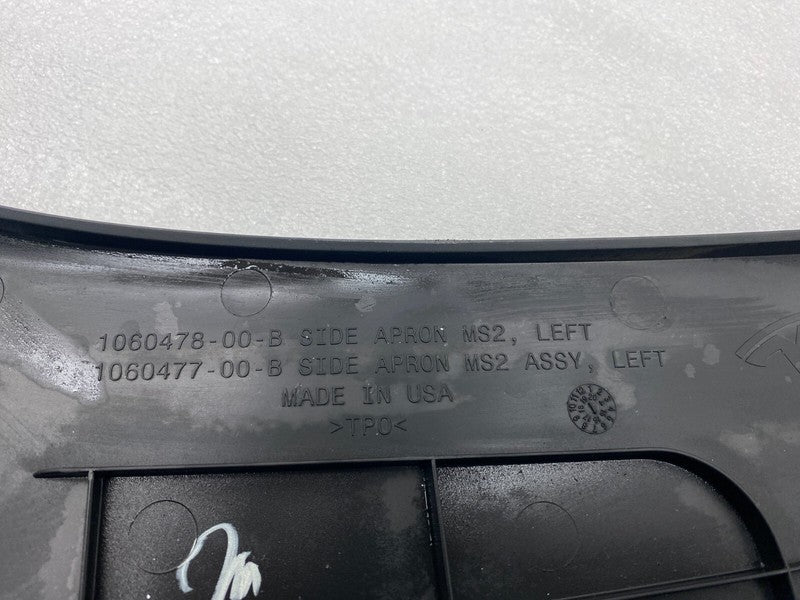 106047800B ⭕ 2016-2020 Tesla Model S Driver Under Hood Apron Trim Panel Left  1060478-00-B