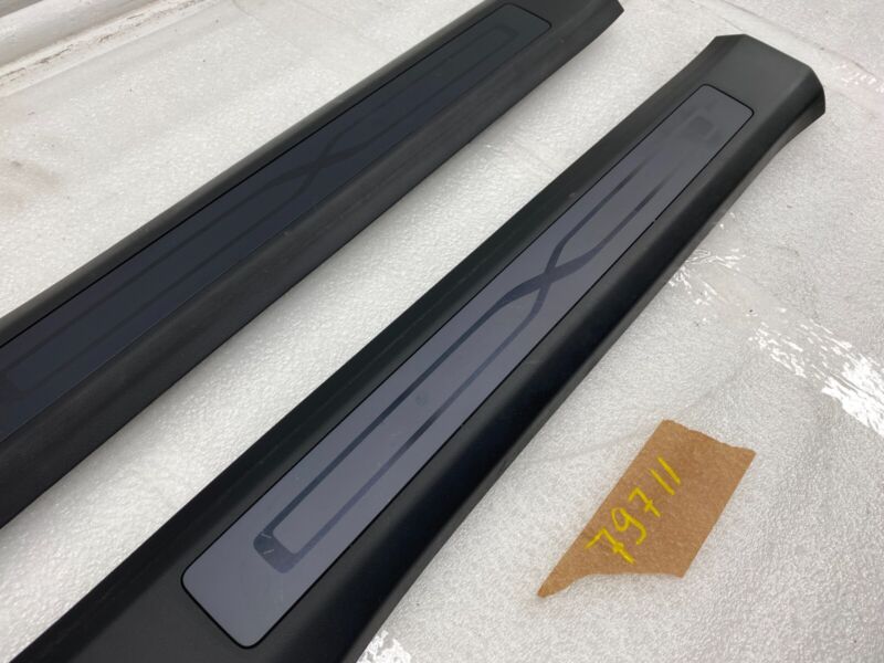 1496499 00 A ⭕16-20 Tesla Model X Front Left & Right Door Sill Trim 1496499-00-A/1496500-00-A