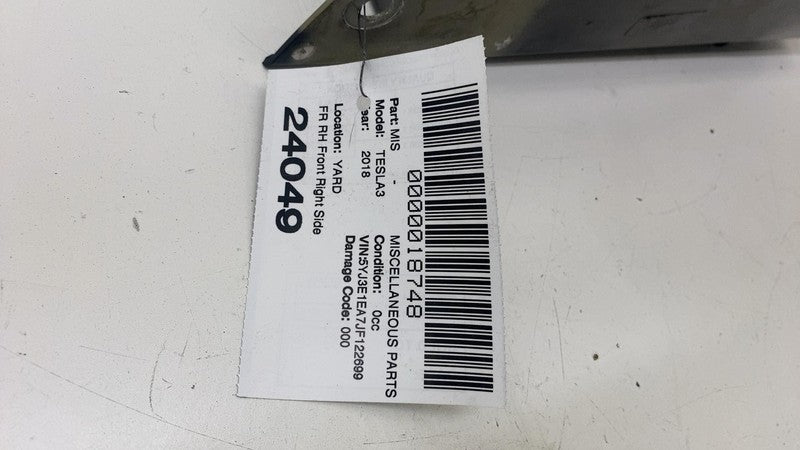 ⭕ 2017-2023 Tesla Model 3 Front Passenger Right Crash Can Reinforcement Rail Bar