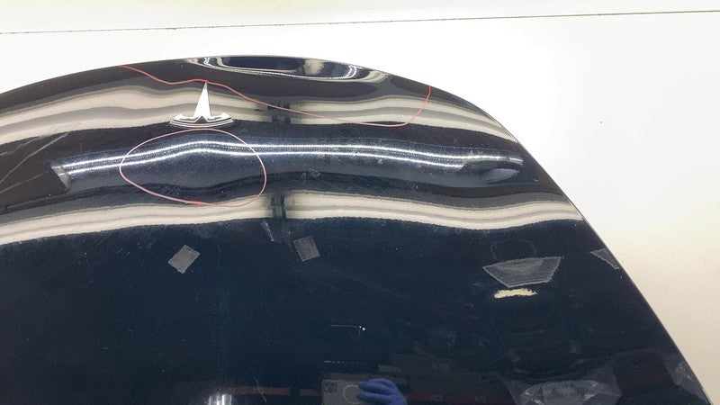 ⭕ 17-23 Tesla Model 3 M3 Front Hood Bonnet Shell Panel Cover Black PBS