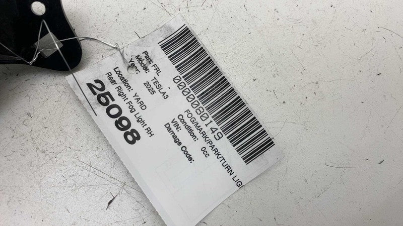 171251400E ⭕24-25 Model 3 Rear Right Lower Bumper Taillight LED Lamp Reflector 1712514-00-E