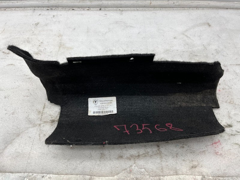 1012354 00 G ⭕ 12-15 Model S Rear Driver Interior Trunk Trim Strut Cover Left LH 1012354-00-G