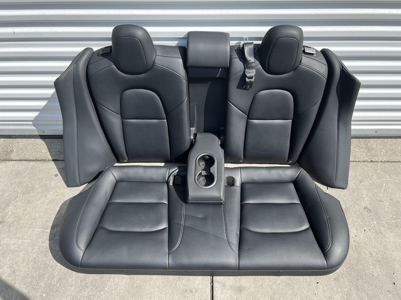 ⭕ 17-23 Model 3 Rear 2nd Row Seat Upper & Lower Cushion + Bolster 1455