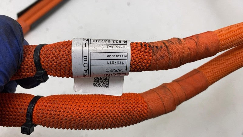 2019 BMW 530E G30 High Voltage HV Orange Battery Wire Wiring Cable 761