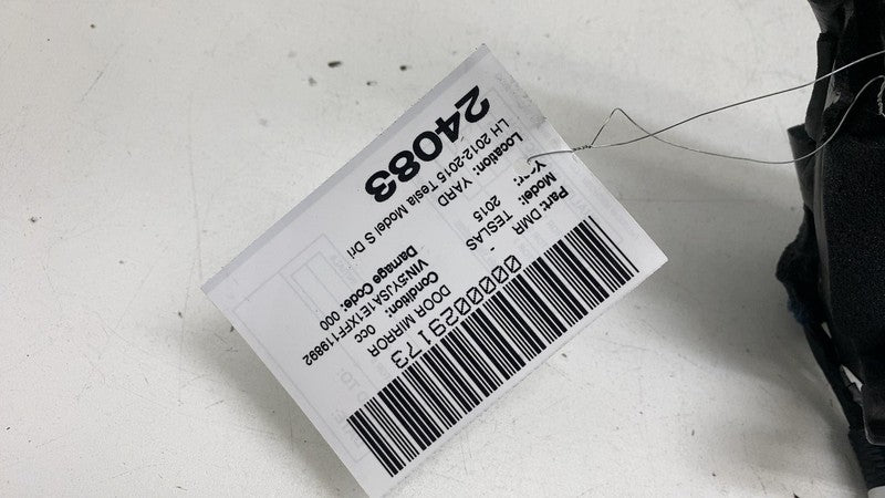 ⭕ 2012-2015 Tesla Model S Driver Exterior Rear View Door Mirror Left B