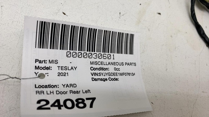 ⭕20-23 Model Y Rear Driver Side Door Wiring Harness Cable Wire Left 14