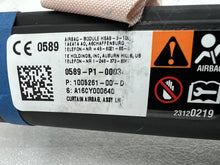 ⭕ 12-20 Tesla Model S Driver Side Roof Curtain Safety Airbag Left 1005261-00-D