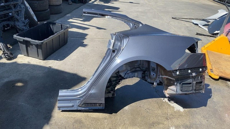 ⭕ 2021-2023 Tesla Model S Rear Driver Side Quarter Panel Cut Out Left Gray PMNG