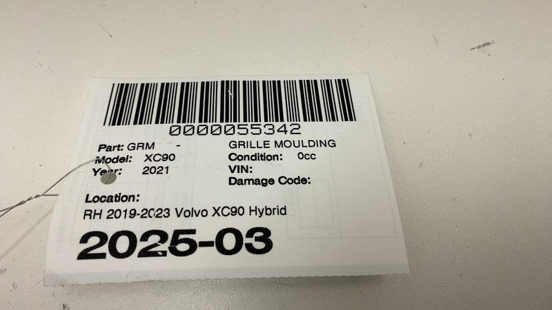 31663519 ⭕ 2019-2023 Volvo  XC90 Front Passenger Side Lower Outer Grille Right 31663844