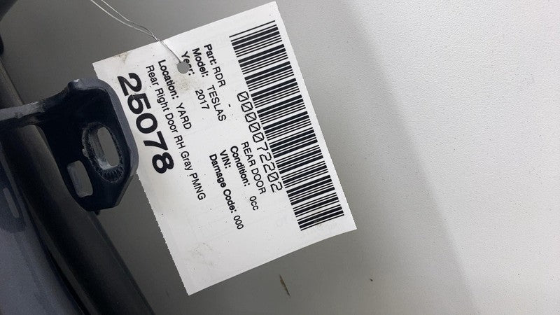 ⭕ 2016-2020 Tesla Model S Rear Passenger Side Door Panel Shell Right G