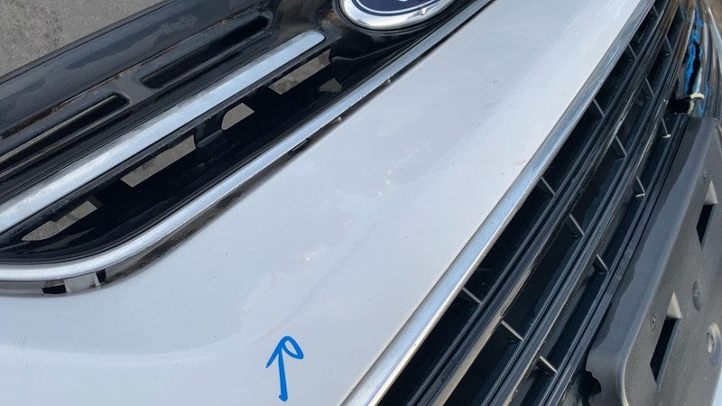 2017 Ford C-Max Front Bumper Cover Shell Panel w/ Grille & Emblem Whit