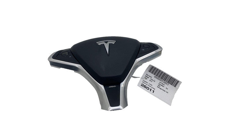 ⭕ 12-18 Model S X Steering Wheel Airbag Module w/ Retainer Bracket 1014265-01-B