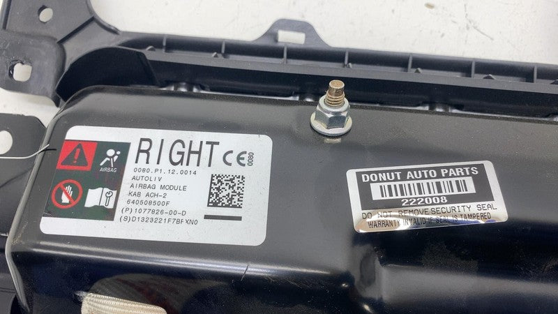 107782600D ⭕ 2017-2023 Tesla Model 3 Y Right Lower Knee Safety Airbag Module 1077826-00-D