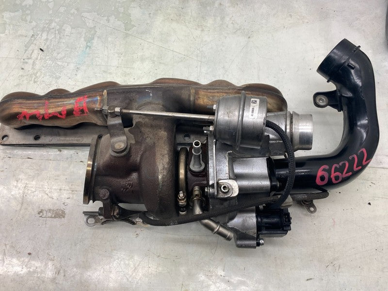 13717583727-04 2009-2017 BMW 5-Series Engine Turbocharger w/ Exhaust Manifold & Intake Duct OEM