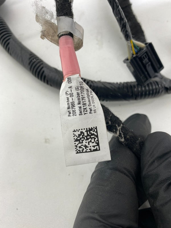 206796500A ⭕17-19 Model 3 Rear Driver Side Door Wiring Harness Cable Wire Left 2067965-00-A