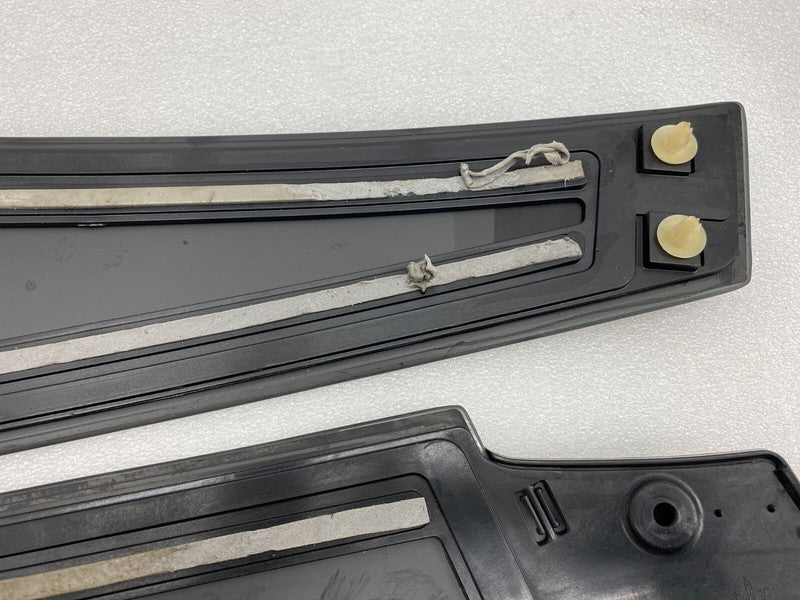 14942 ⭕ 12-15 Model S MS Left & Right B-Pillar Molding Applique Glass Trim 14942/14941