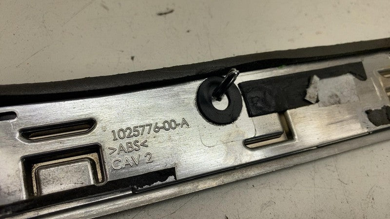 102577600A ⭕ 12-20 Tesla Model S Rear Liftgate Trunk Lid Chrome Trim Molding 1025776-00-A