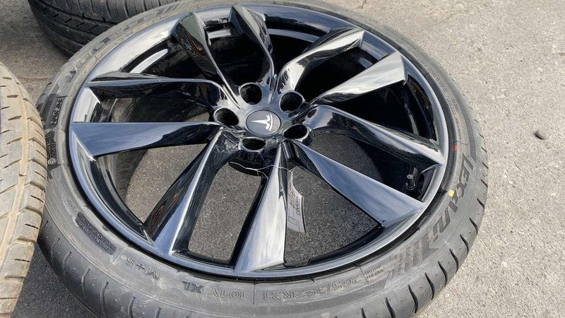 ⭕ 16-20 Model S Wheel Rim Front 21x9.0 Arachnid Rear 21x8.5 w/ Tire 24