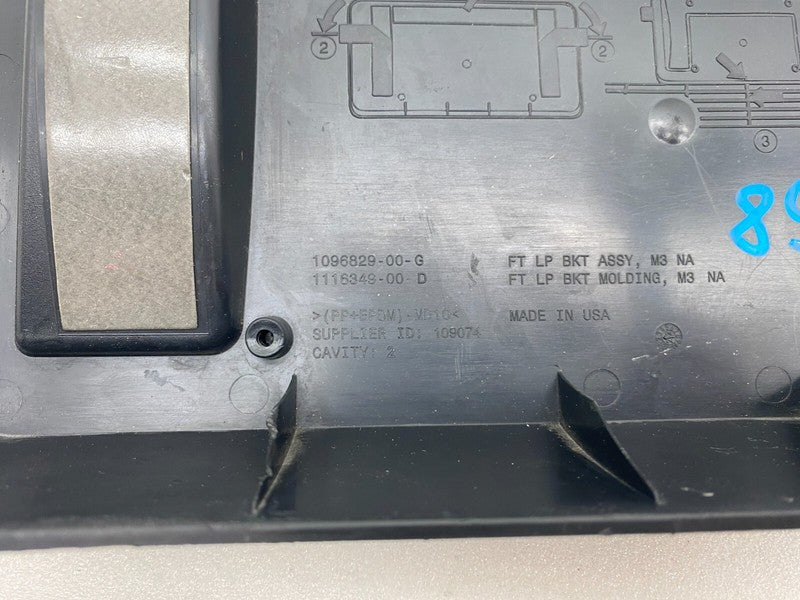 ⭕ 17-23 Tesla Model 3 M3 Front License Plate Molding Bracket Holder 10