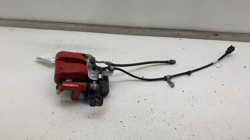 ⭕ 2017-2023 Tesla Model 3 Y Rear Passenger Side Caliper Red w/ Brake Hose Right