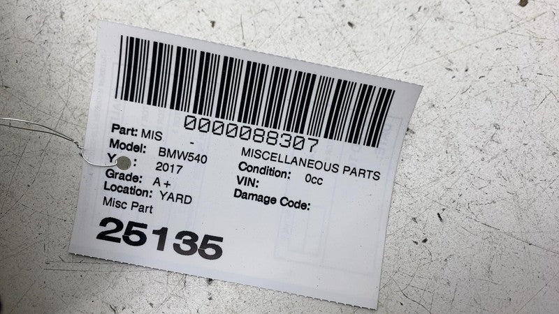 ⭕ 17-20 BMW 540i Rear Right C-Pillar Upper Quarter Cover Trim Panel 51