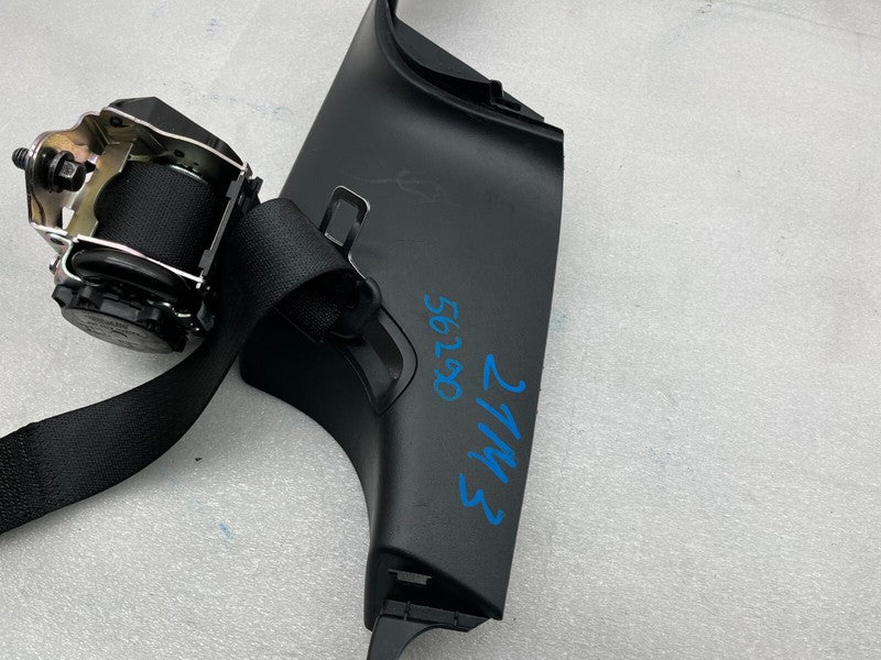 ⭕ 17-23 Model 3 M3 Rear Left Seat Belt w/ C-Pillar Upper Trim Cover 10