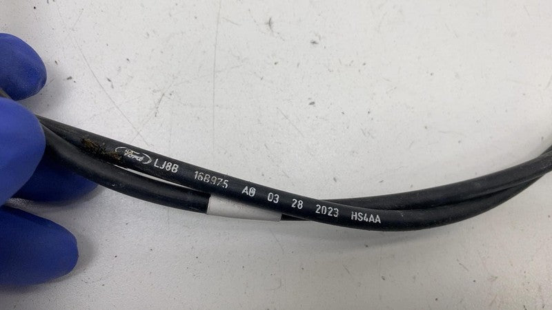 LJ8B16B975A0 ⭕ 21-23 Ford Mustang Mach-E Hood Bonnet Release Opener Cable Line LJ8B-16B975-A0
