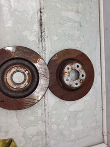 ⭕2012-2015 Tesla Model S MS Rear PAIR Left & Right Brake Disc Rotor Assembly OEM