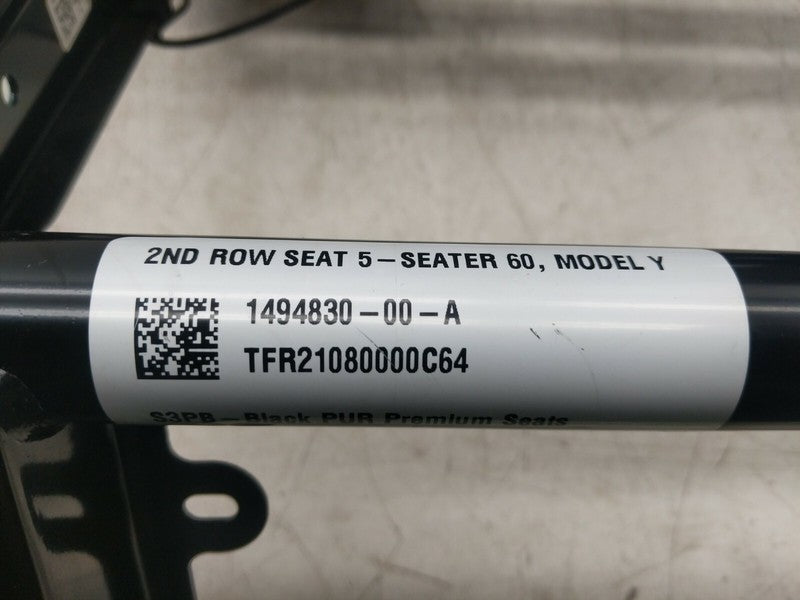 1494830-00-A ⭕ 2020-2022 Tesla Model Y Rear Driver Side Second Row Seat Cushion & Frame Left