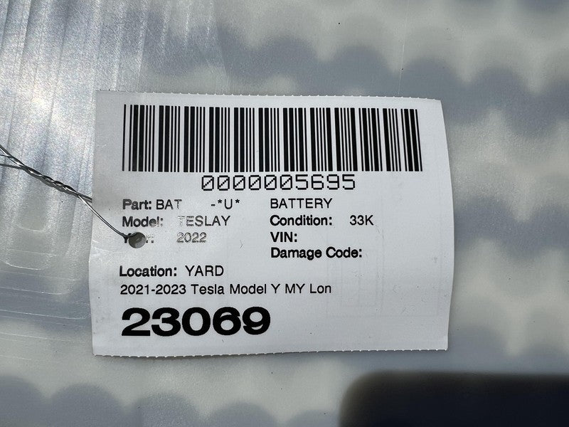 1104422-02-W 2020-2023 Tesla Model Y MW Long Range Battery Pack 4 Modules 1104422-02-W